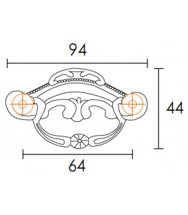 Λαβή επίπλων Nο C902 Λαβή επίπλων Nο C902