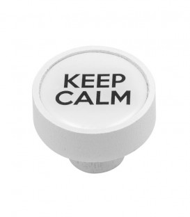 Πόμολο επίπλων Ξύλινο No 509 Keep Calm