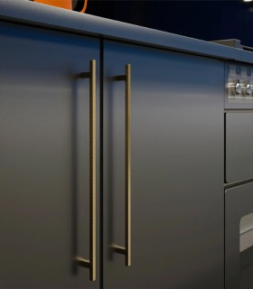 Λαβή επίπλων No 1175 Χρυσό Σατινέ Citterio Λαβή επίπλων No 1175 Χρυσό Σατινέ Citterio