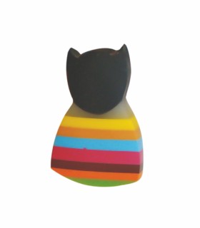 Πόμολο παιδικό No 987 Γάτα PVC poliplast