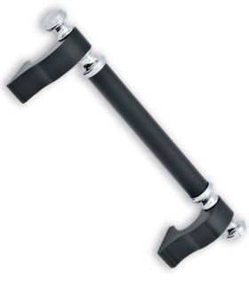 Λαβή Εξώπορτας No 02Z Μαύρο Χρώμιο Best