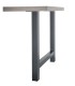 Πόδι τραπεζιού No 289 71x70cm Ανθρακί